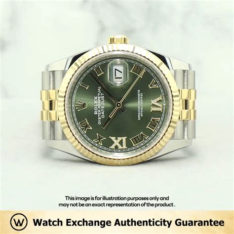 rolex 126233 green romaine|rolex olive green dial.